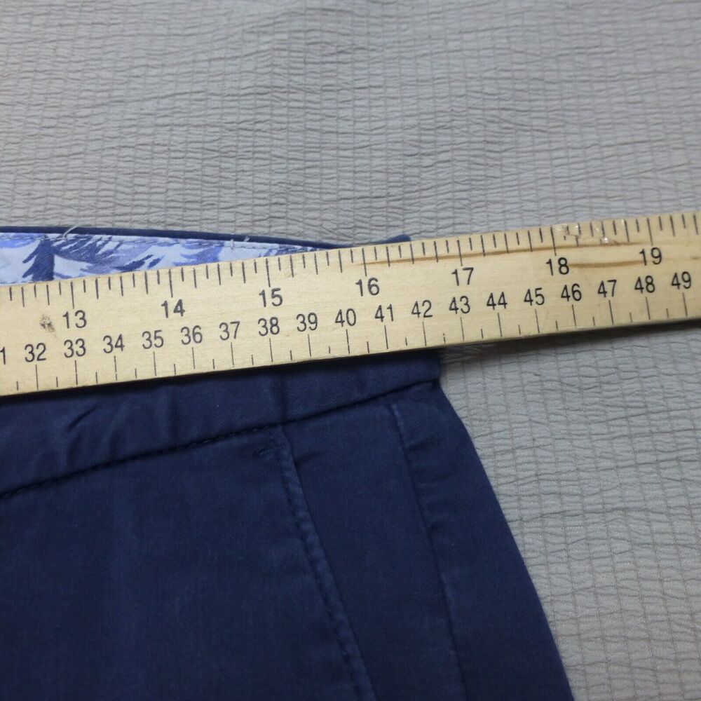 Tommy Bahama Pants Mens 32x32 Chino Straight Blue Cotton Lyocell Golf Preppy - Picture 5 of 12
